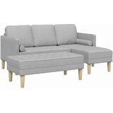  Set sofe 2 pcs Oblačnosiva 173 x 131 x 67 cm Poliester | shoptok.hr