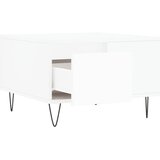  Stolić za kavu bijeli 55 x 55 x 36,5 cm od konstruiranog drva | shoptok.hr