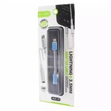BAVIN adapter AUX-19 lightning na 3.5mm bela