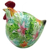 Signes Grimalt Kipci in figurice Slika Kokoš S Piggy Bank Zelena | Shoptok.si