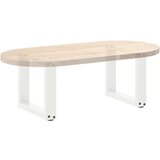  Noge kavne mize v obliki črke U 2 kosa Bela 30x(30-31) cm Jeklo, (21828685) | Shoptok.si