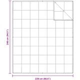  2-u-1 Punionica Bijelo 240 x 220 cm Perje | shoptok.hr