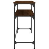  Konzolni stol boja hrasta 100 x 35,5 x 75 cm konstruirano drvo Smeđa | shoptok.hr