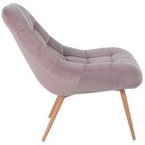 Livetastic XXL FOTELJ, naravne barve, roza tekstil | Shoptok.si