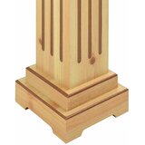  Klasični četvrtasti stalak za biljke boja drva 17x17x66 cm MDF | Eponuda.ba