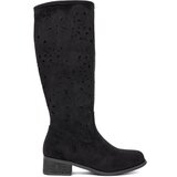 SEASTAR Suede black knee-high boots Cene