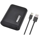 powerbank (rezervni akumulatorji) 10000 mAh Quick Charge 3.0\, Power Delivery 3.0 Li-Ion USB-C® črna prikaz stanja, (20432648)