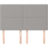  Uzglavlja 4 kom svjetlosivi 72 x 5 x 78/88 cm od tkanine | shoptok.hr