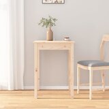 vidaXL Jedilna miza 55x55x75 cm trdna borovina Cene
