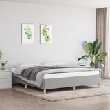  Okvir kreveta bez madraca svjetlosivi 180x200 cm od tkanine | shoptok.hr