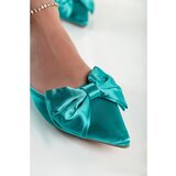 Fenzy Čevlji Z Okrasno Pentljo, Zeleni | Shoptok.si