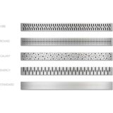 Tuš kanaleta LIV 850 M Galaxy (nerjavno jeklo, 850 mm, nastavljiva višina) | Shoptok.si