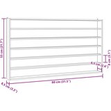  Drvena kolekcionarska vitrina sa 6 polica 80x8,5x55 cm | shoptok.hr