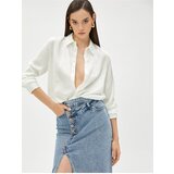 Koton Buttoned Long Sleeve Satin Shirt Cijene