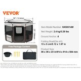 SucceBuy Prenosni pasji igrišče, zložljiva zasnova, vodoodporna tkanina, enostavno čiščenje, 36inx36in, (5000240197) | Shoptok.si