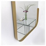 Hanah home ogledalo smooth-gold
