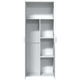  Visoka komoda bijela 70x35x180 cm od konstruiranog drva | shoptok.hr