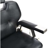 vidaXL Brijačka stolica od umjetne kože crna 72 x 68 x 98 cm | shoptok.hr