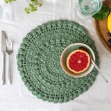 Rex London Pogrinjek iz mešanice bombaža ø 35 cm Crochet – | Shoptok.si