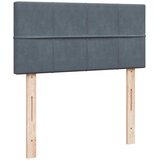  Otomanski okvir kreveta s madraca tamnosivi 90x190cm baršunasti | shoptok.hr