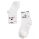 TRENDI Children's socks white Smile