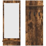  Vješalica za kapute na zidu Dimljeni hrast 70 x 10 x 90 cm | shoptok.hr