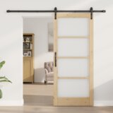 vidaXL drsna vrata s kompletom opreme 'ORKDAL'86x198.5 cm, notranja vrata 'ORKDAL'86x198.5x4 cm Masivni bor | Shoptok.si