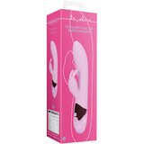 Loveline polnilni vibrator z zajčjo stimulacijo klitorisa (roza) | Shoptok.si