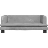  Krevet za pse svjetlosivi 80 x 45 x 30 cm baršunasti | shoptok.hr