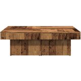 vidaXL Stol za kavu staro drvo 90 x 90 x 28 cm od konstruiranog drva | shoptok.hr