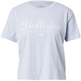 Hollister Majica pastelno modra / bela | Shoptok.si