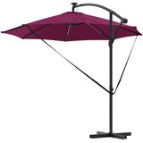  Suncobran S LED lampica Bordeaux Crvena 294 x 294 x 248 cm | shoptok.hr