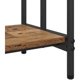 vidaXL Stalak za odjeću s policom Staro drvo 90 x 30 x 100.5 cm | shoptok.hr