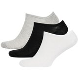 Defacto Men's 3-Piece Cotton Booties Socks | ePonuda.com