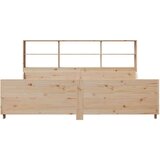  Knjižna postelja brez vzmetnice 200x200 cm trden les | Shoptok.si