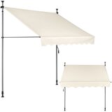 Multi Garden balkonska tenda s podešavanjem visine – vodootporna, s ručicom, bež | shoptok.hr