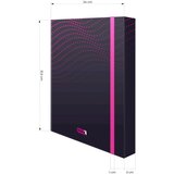 Fascikla SA GUMOM A4 3D BOX MAX PINK OP* Cene