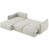 Makamii Bež sklopiva kutna garnitura (s lijevim kutom/s ležaljkom) Leila – | shoptok.hr