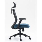  Uredska stolica Q-328H - Tkanina - plavo/crna | shoptok.hr