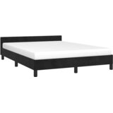  Okvir za krevet bez madraca crni 140 x 190 cm baršunasti | shoptok.hr