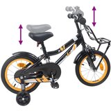  Otroško Kolo 14 Palcev za 3-5 let Oranžna in Črna - - Oranžna - 11.5 - 104 x 51 x 73 cm - 2025- | Shoptok.si