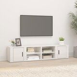 The Living Store TV omarica 2 kosa visok sijaj bela 80x31,5x36 inženirski les - TV Omarica, (21376942) | Shoptok.si