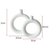 WALLXPERT vaza rings set white | ePonuda.com