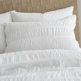 Catherine Lansfield Bijela posteljina za bračni krevet/za produženi krevet od krepa 230x220 cm Seersucker – | shoptok.hr
