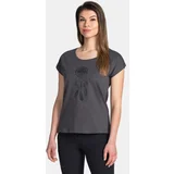 Kilpi Women's cotton T-shirt ROANE-W Dark gray