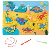  Drvena slagalica s magnetima Interlacing Dinosaurs | shoptok.hr