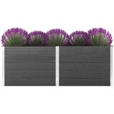 vidaXL Visoka greda 250x50x91 cm WPC siva Cene