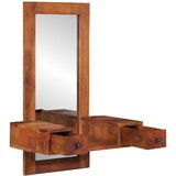  Zidno ogledalo s ladicama 60x33x90 cm puno drvo bagrem | shoptok.hr