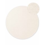 Elle Decoration Kremno bela ročno tkana volnena okrogla preproga ø 160 cm Puristic Knots – | Shoptok.si