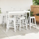 vidaXL barske stolice 9 kom bijeli hdpe | shoptok.hr